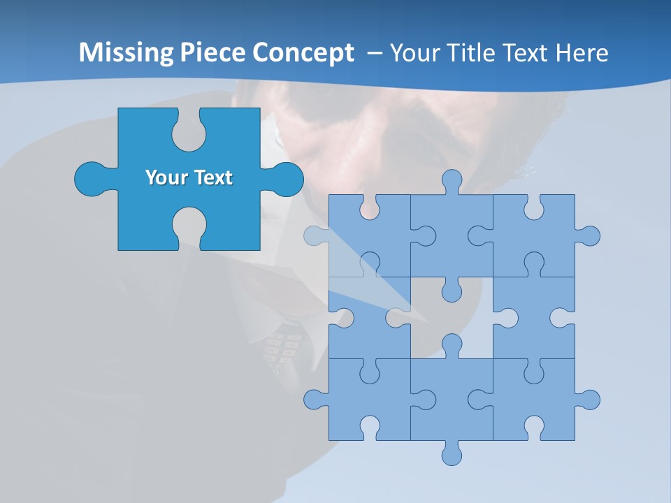 Tie Silent Ceo PowerPoint Template