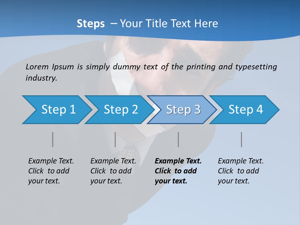 Tie Silent Ceo PowerPoint Template