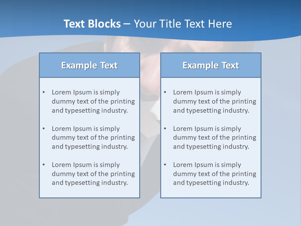 Tie Silent Ceo PowerPoint Template