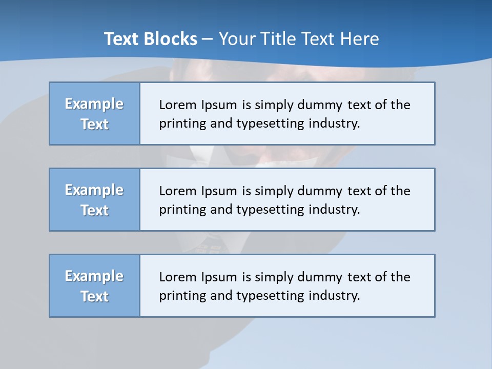 Tie Silent Ceo PowerPoint Template