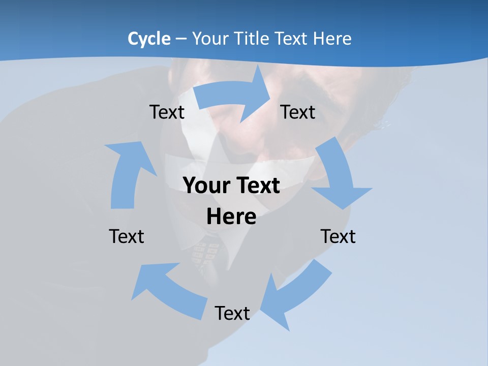 Tie Silent Ceo PowerPoint Template