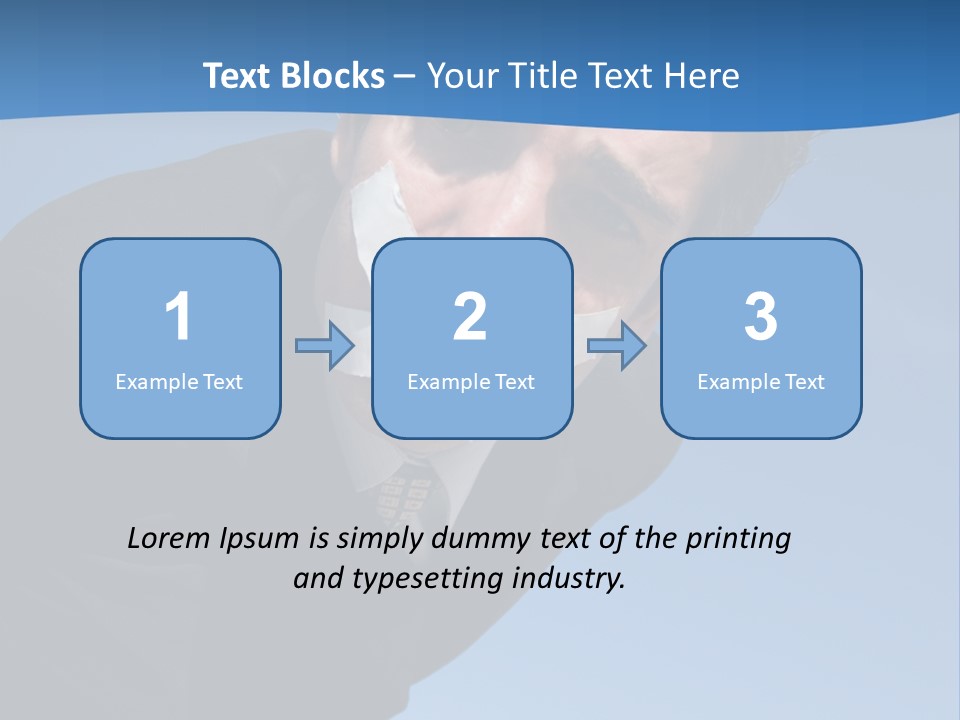 Tie Silent Ceo PowerPoint Template