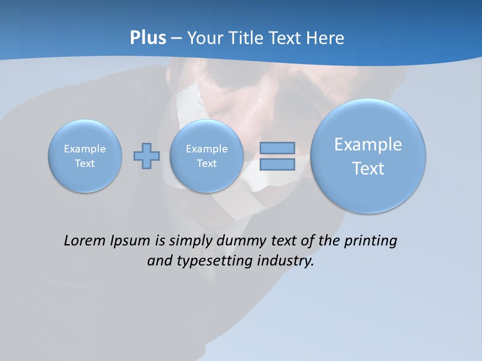 Tie Silent Ceo PowerPoint Template