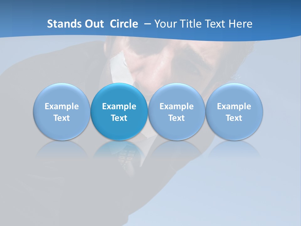 Tie Silent Ceo PowerPoint Template