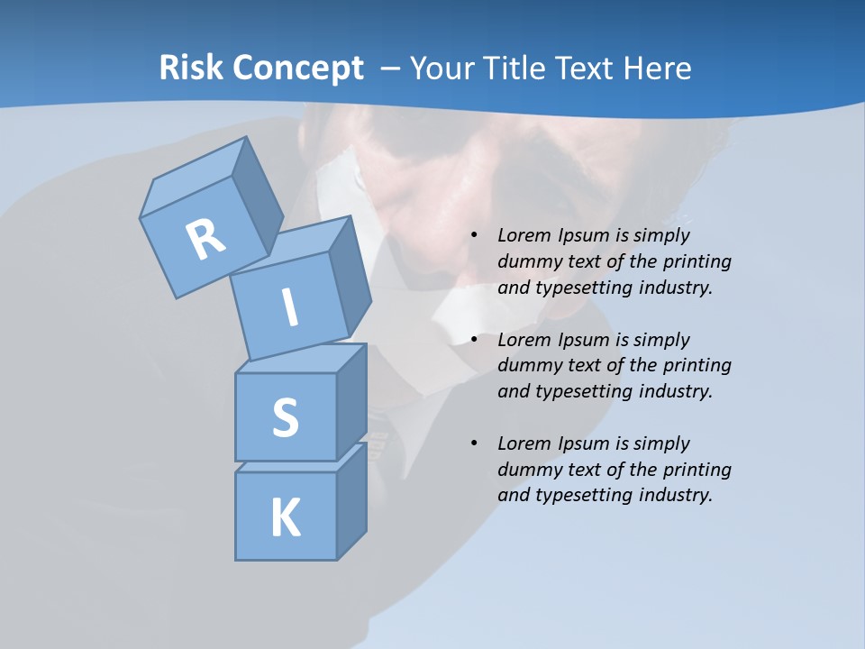 Tie Silent Ceo PowerPoint Template