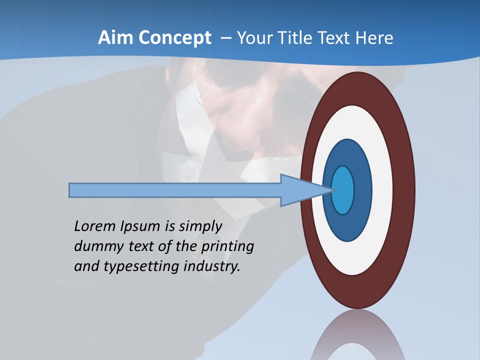 Tie Silent Ceo PowerPoint Template