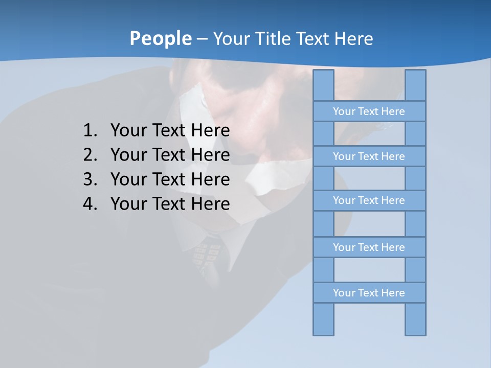 Tie Silent Ceo PowerPoint Template