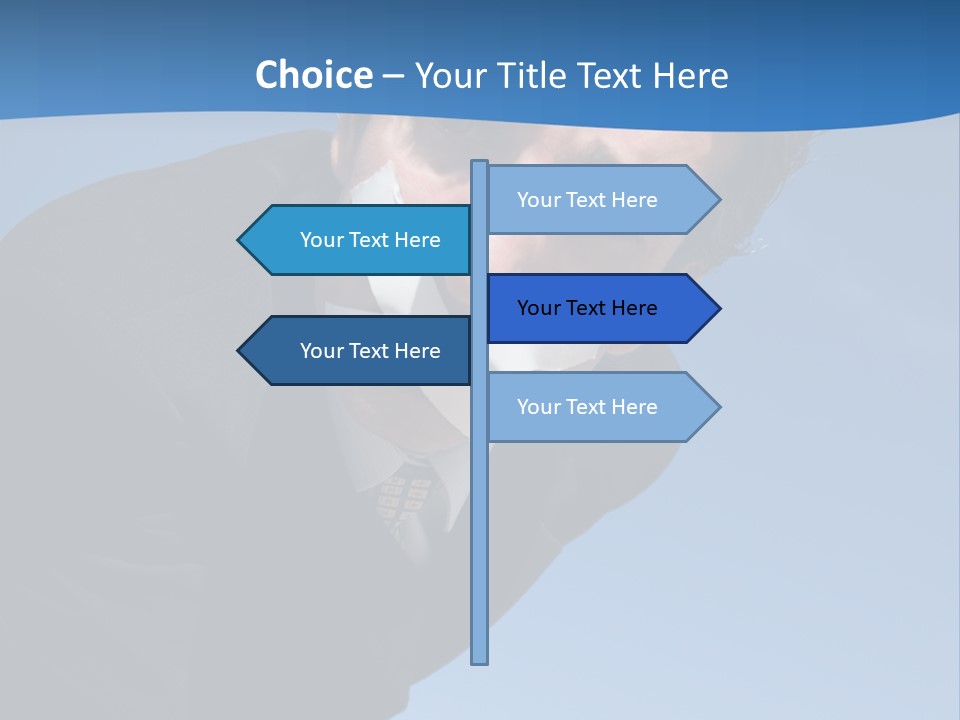 Tie Silent Ceo PowerPoint Template