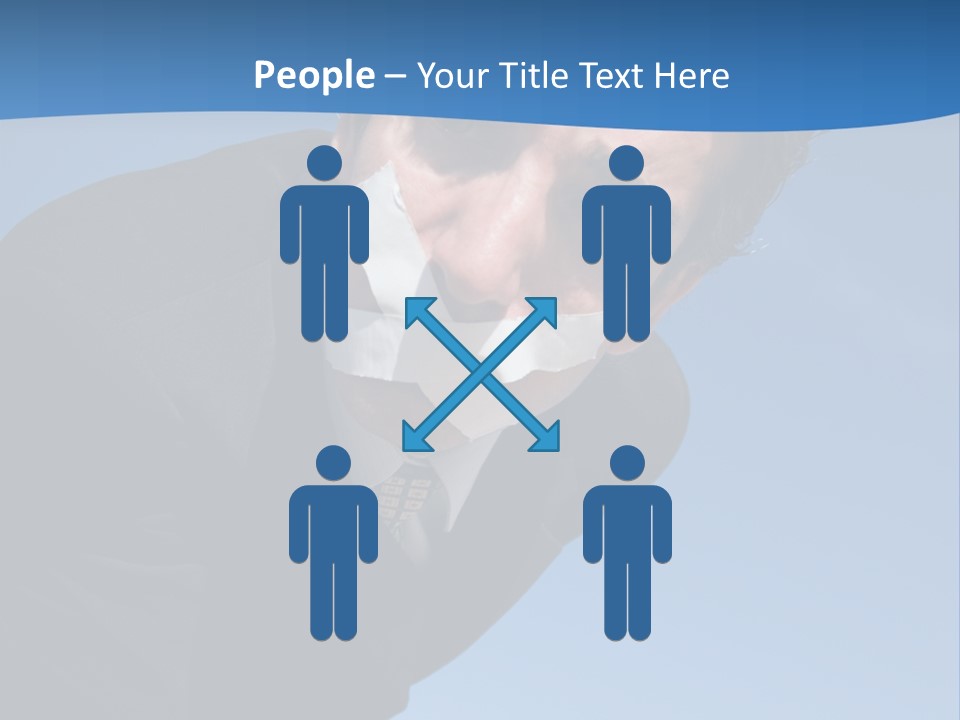 Tie Silent Ceo PowerPoint Template