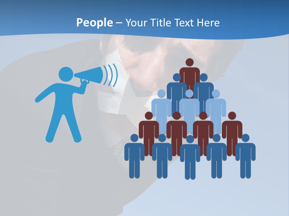 Tie Silent Ceo PowerPoint Template