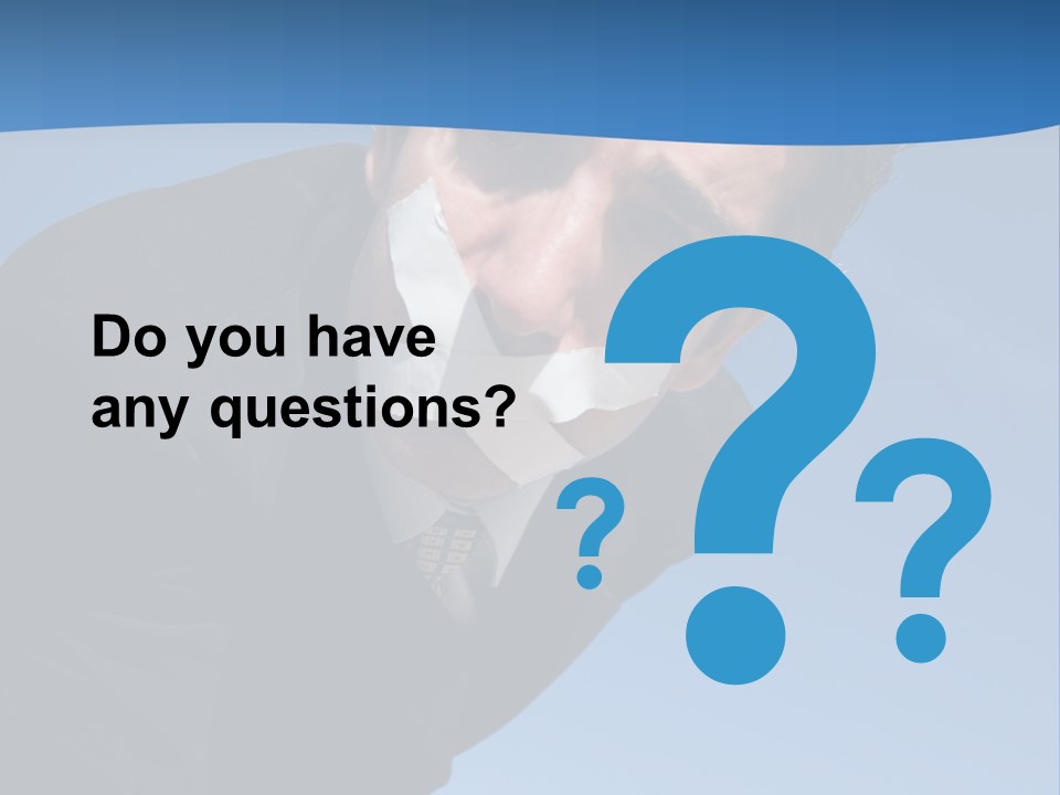 Tie Silent Ceo PowerPoint Template