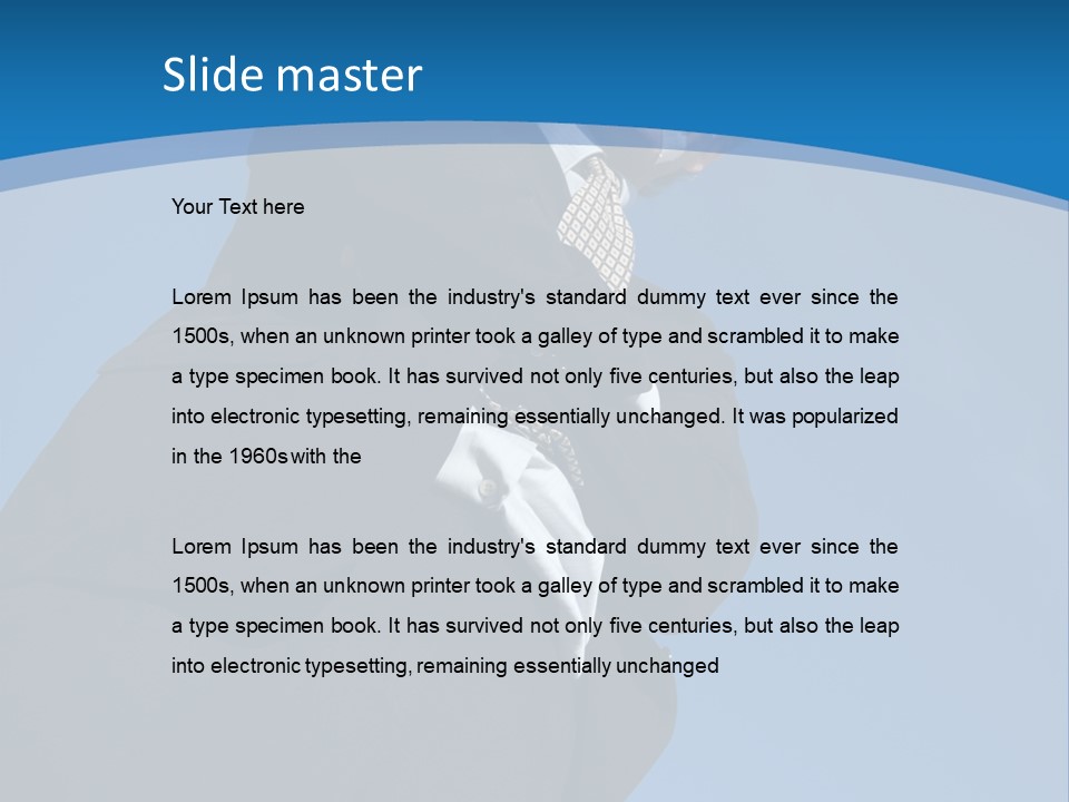 Important Leadership Mouth PowerPoint Template