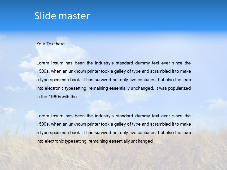 Roasted Closeup Lunch PowerPoint Template