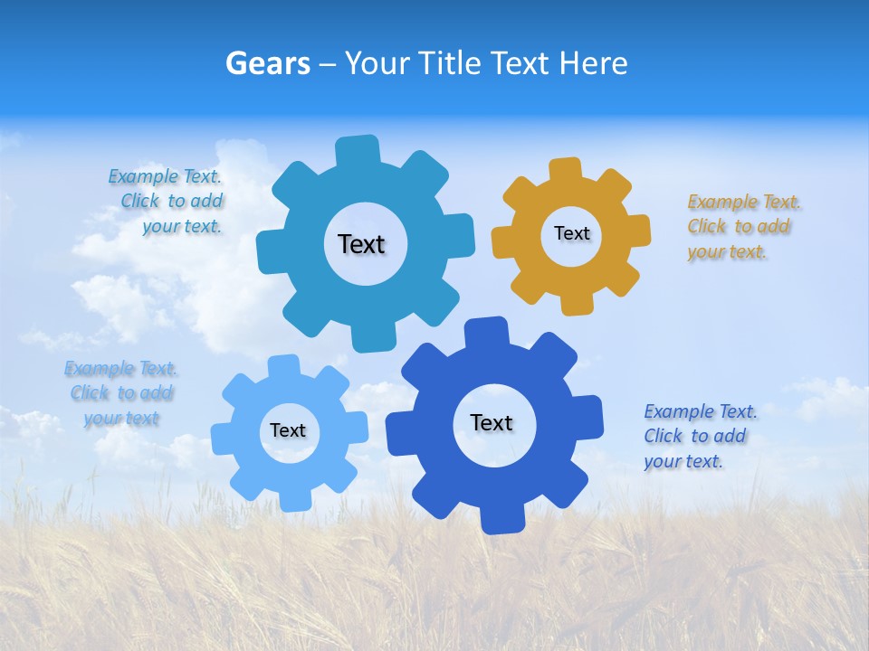 Roasted Closeup Lunch PowerPoint Template