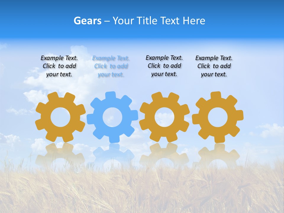 Roasted Closeup Lunch PowerPoint Template