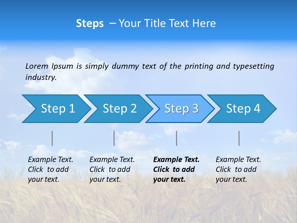 Roasted Closeup Lunch PowerPoint Template