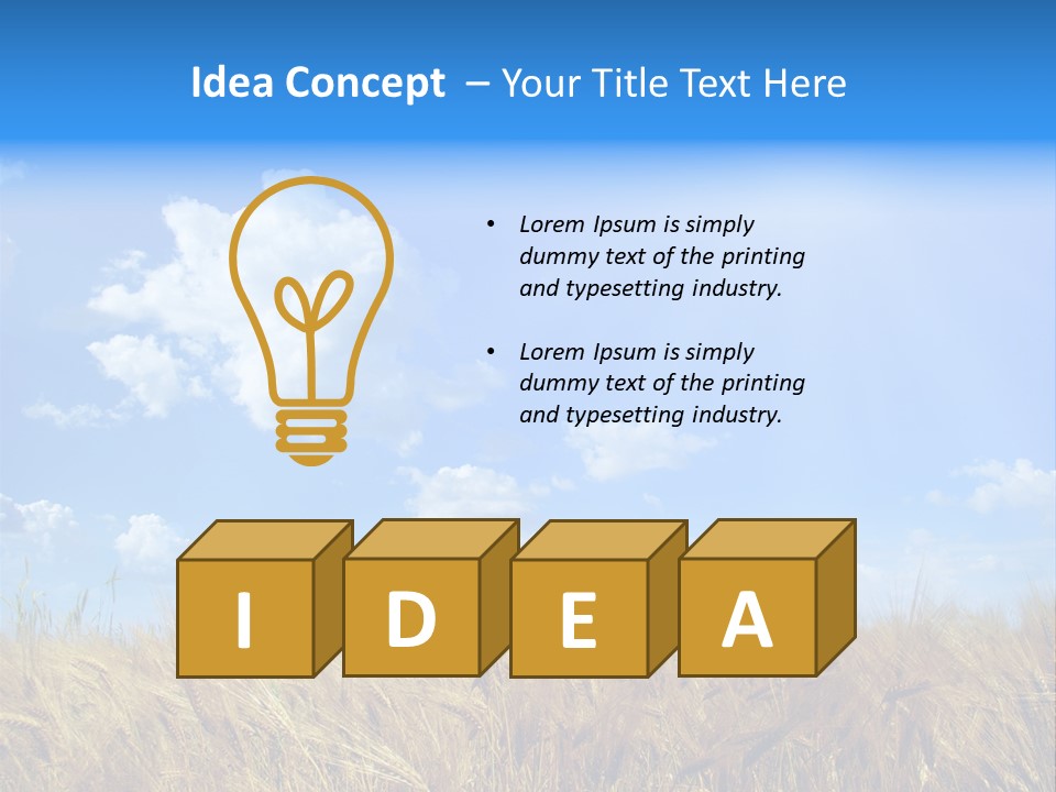 Roasted Closeup Lunch PowerPoint Template