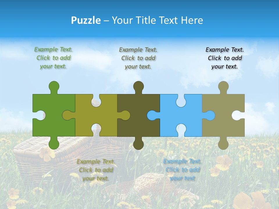 Heavens Green Colorful PowerPoint Template