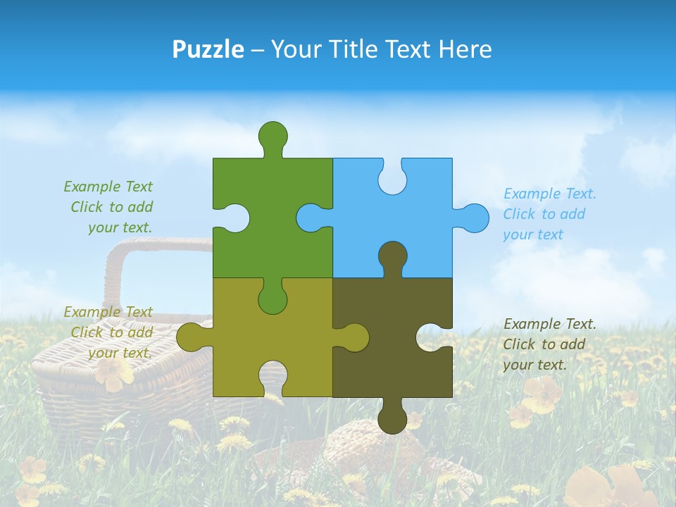 Heavens Green Colorful PowerPoint Template