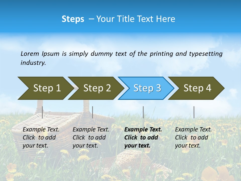 Heavens Green Colorful PowerPoint Template