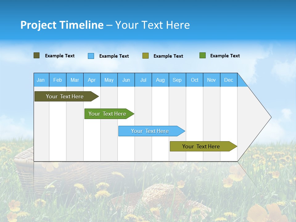 Heavens Green Colorful PowerPoint Template