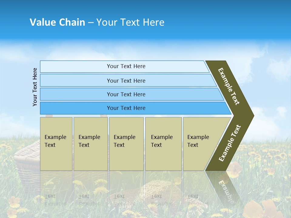 Heavens Green Colorful PowerPoint Template