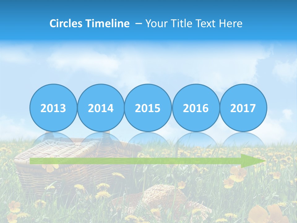 Heavens Green Colorful PowerPoint Template