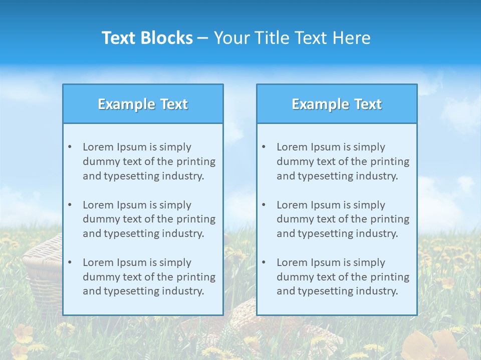Heavens Green Colorful PowerPoint Template