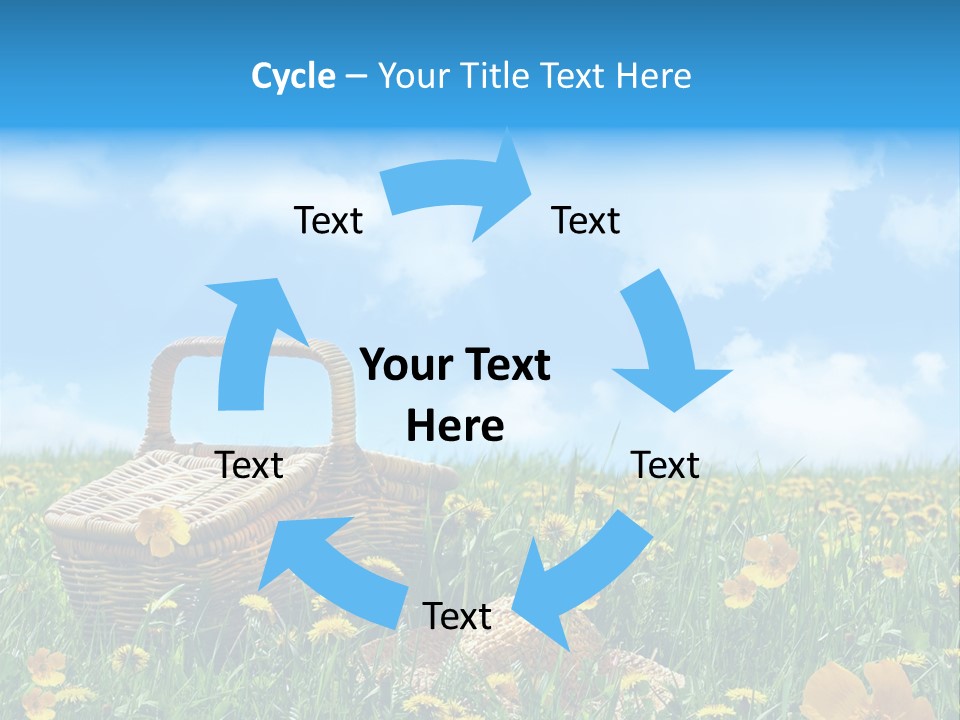 Heavens Green Colorful PowerPoint Template