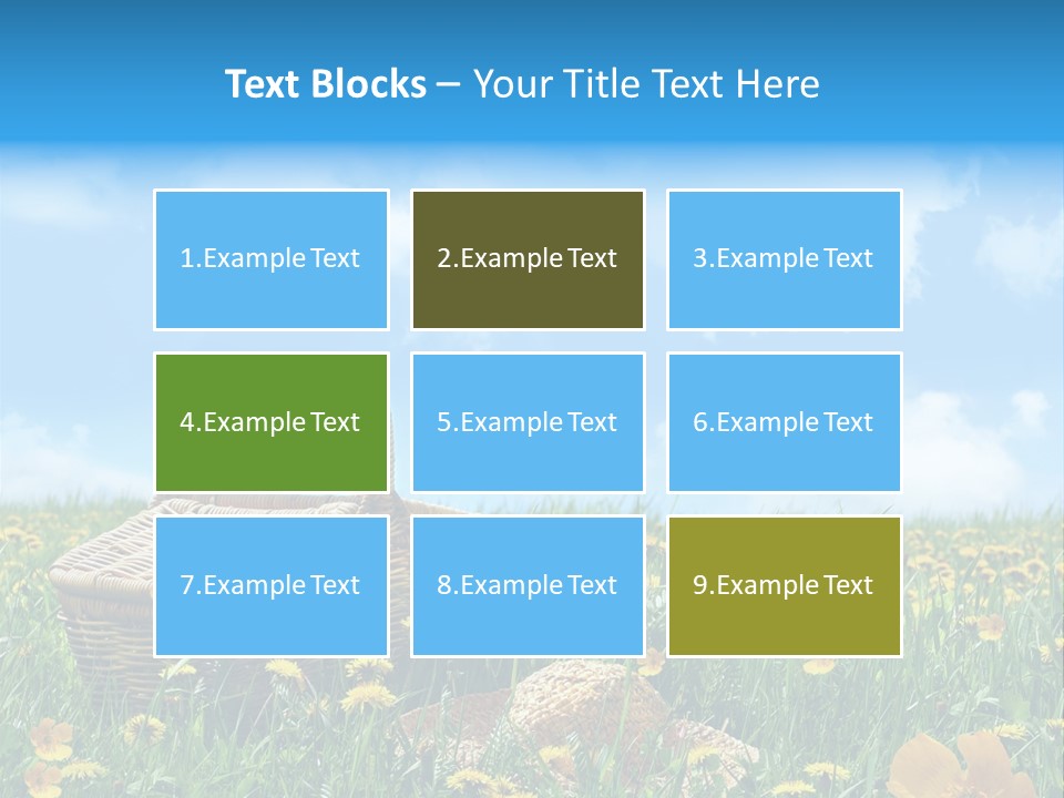 Heavens Green Colorful PowerPoint Template