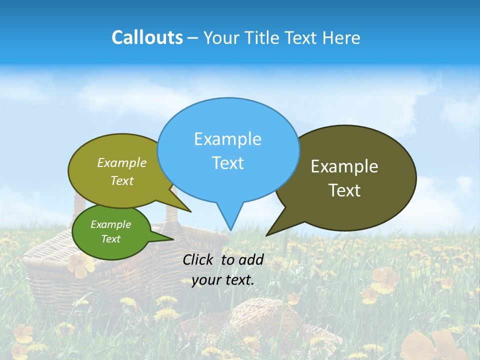 Heavens Green Colorful PowerPoint Template