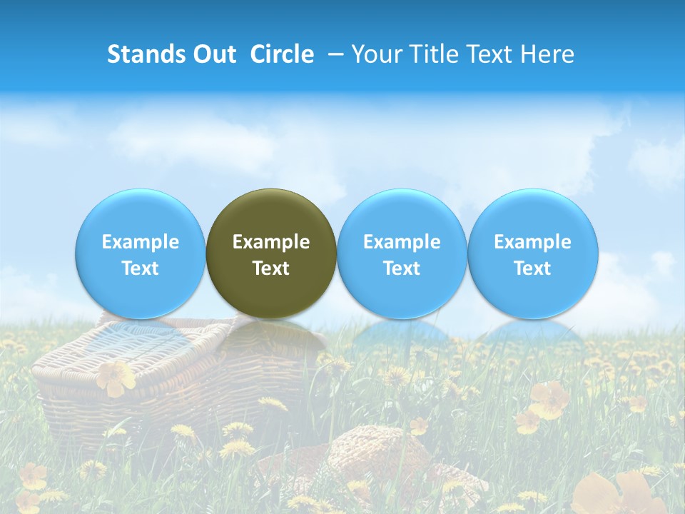 Heavens Green Colorful PowerPoint Template