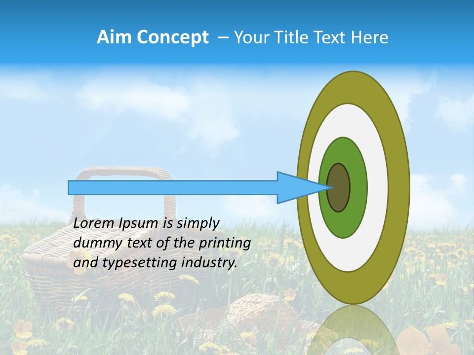 Heavens Green Colorful PowerPoint Template