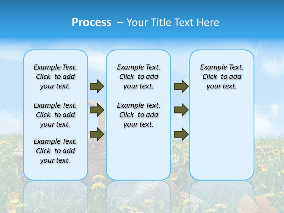 Heavens Green Colorful PowerPoint Template