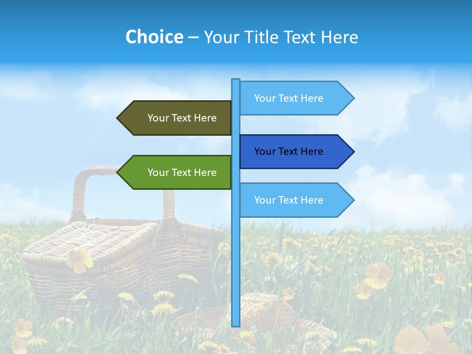 Heavens Green Colorful PowerPoint Template
