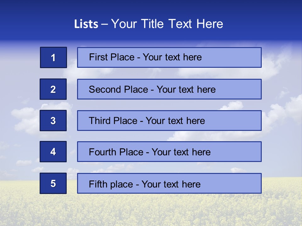 Scene Plant Lush PowerPoint Template