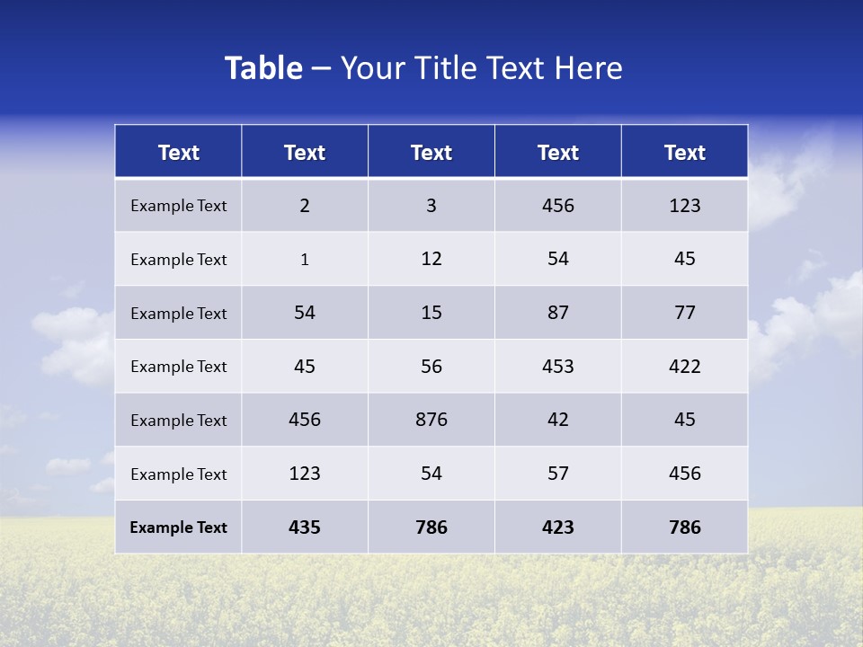 Scene Plant Lush PowerPoint Template