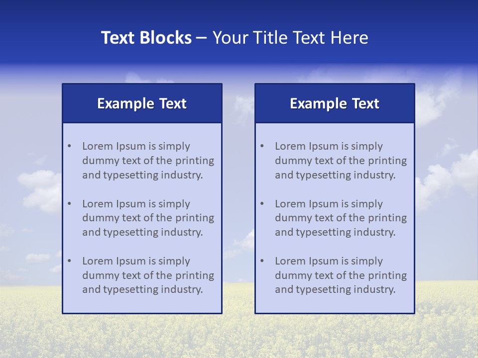 Scene Plant Lush PowerPoint Template