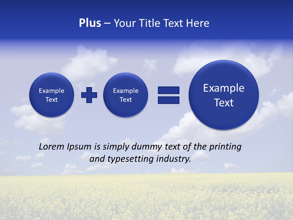 Scene Plant Lush PowerPoint Template