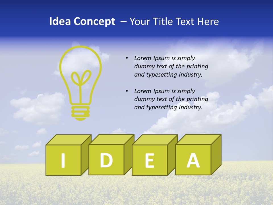 Scene Plant Lush PowerPoint Template