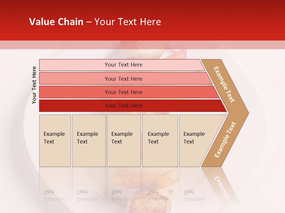 Krajobraz Tajemniczy Promienie PowerPoint Template