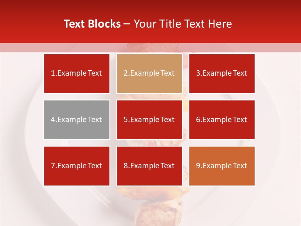 Krajobraz Tajemniczy Promienie PowerPoint Template