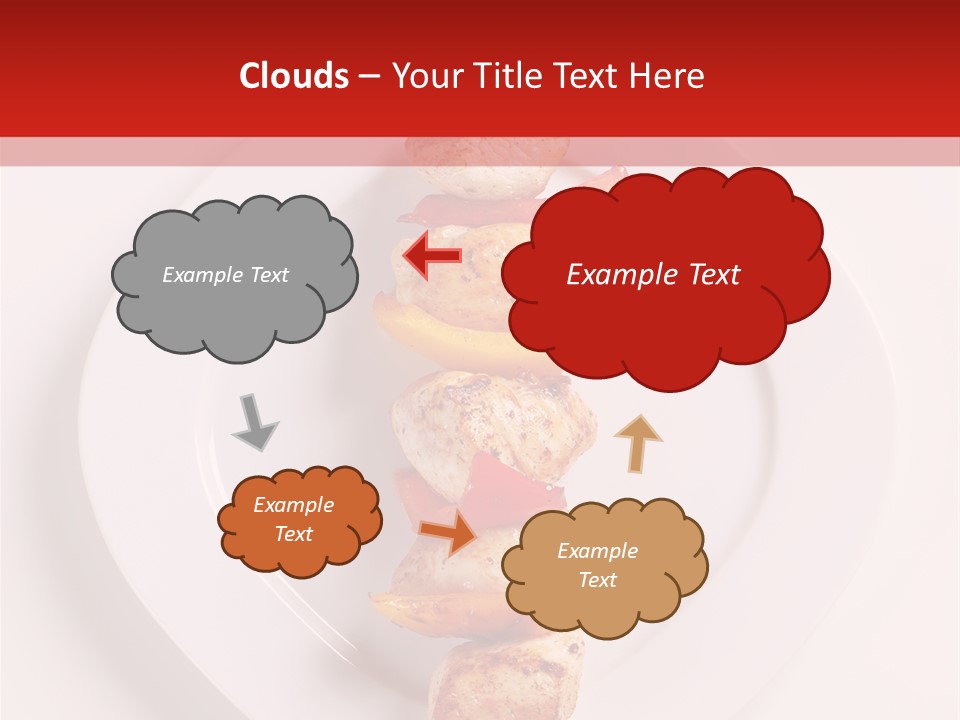 Krajobraz Tajemniczy Promienie PowerPoint Template