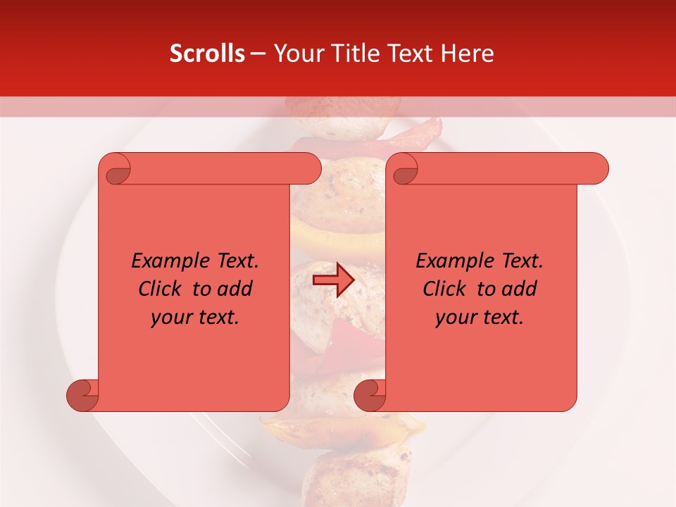 Krajobraz Tajemniczy Promienie PowerPoint Template