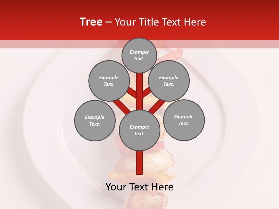 Krajobraz Tajemniczy Promienie PowerPoint Template