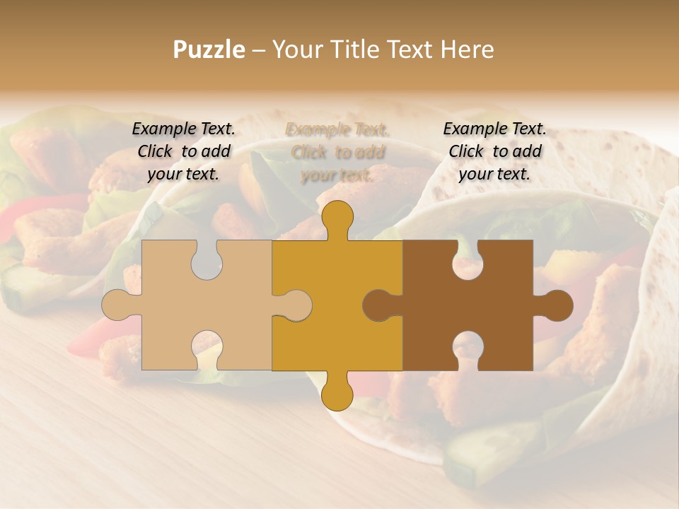 Barbecue Horizontal Vegetables PowerPoint Template