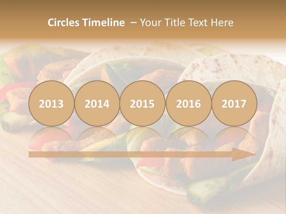 Barbecue Horizontal Vegetables PowerPoint Template