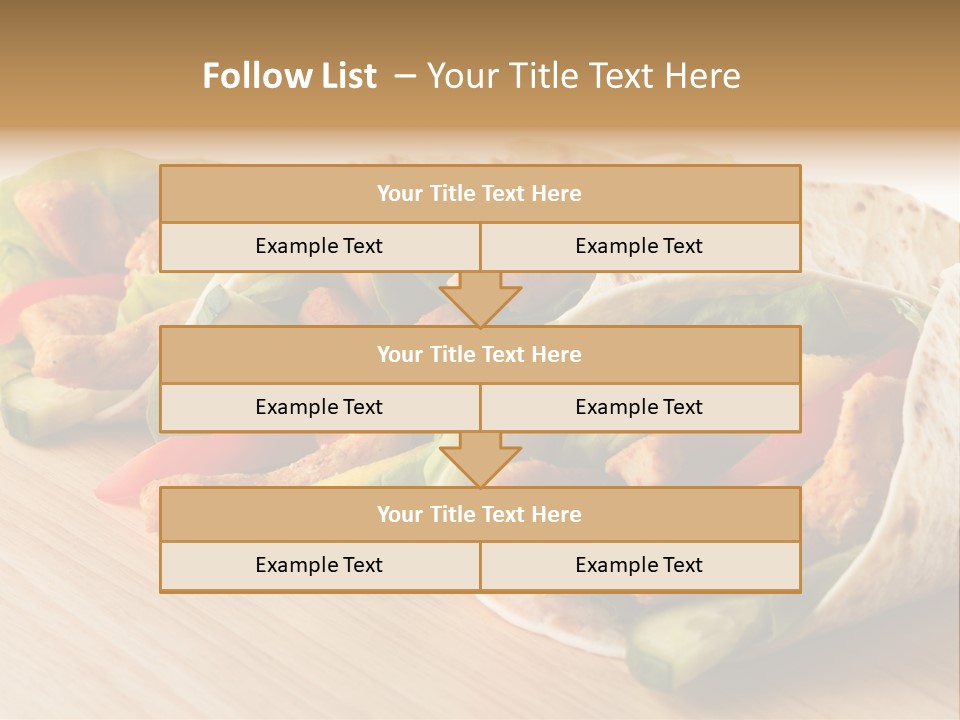 Barbecue Horizontal Vegetables PowerPoint Template