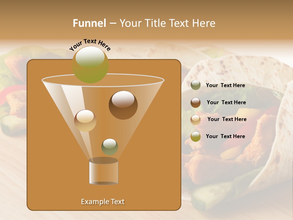 Barbecue Horizontal Vegetables PowerPoint Template