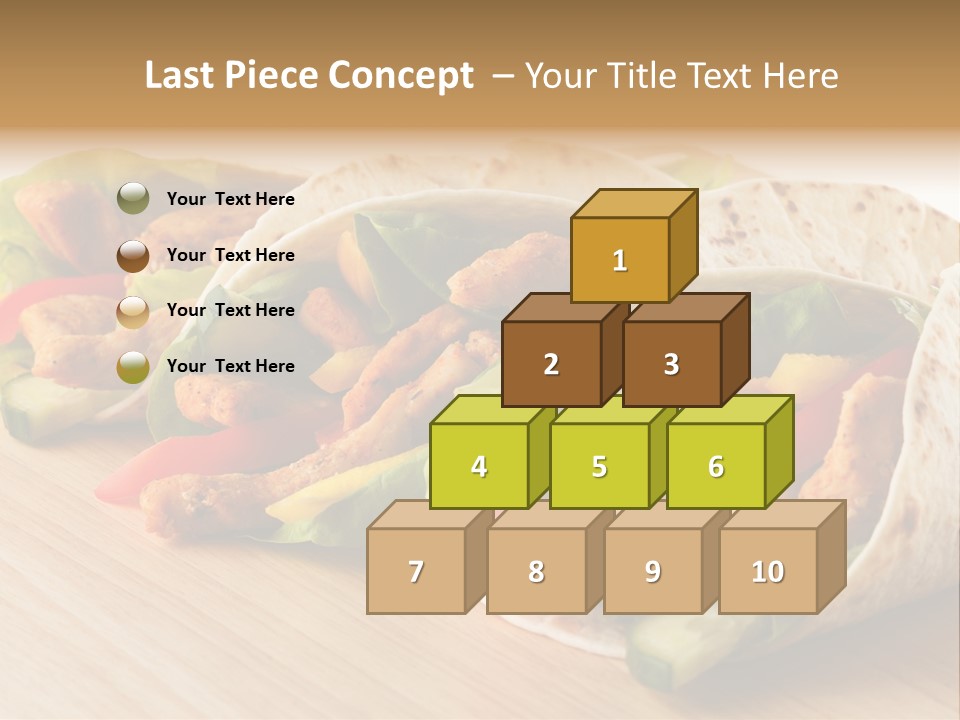 Barbecue Horizontal Vegetables PowerPoint Template
